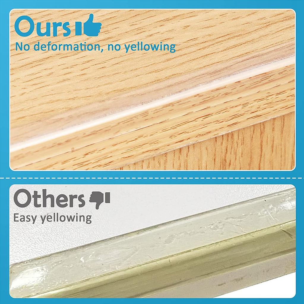 Klare Tischkantenschützer Babyschutz Eckenschutz Weiches Silikon Möbelkantenstoßleiste 5m