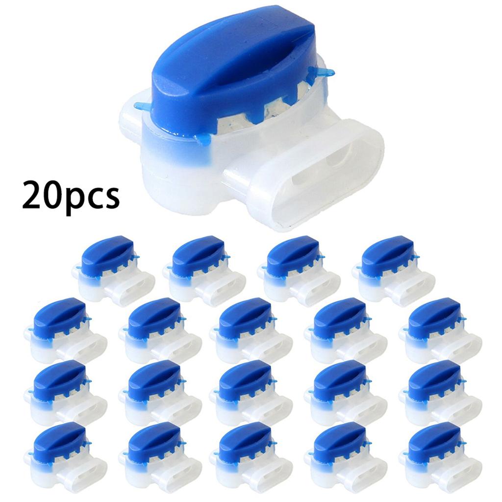 20Pcs Waterproof Cable Wire Connectors Robotic Lawn Mower Connectors For Garden Auto Lawn Mower 3 Pin Terminal Blocks Connector