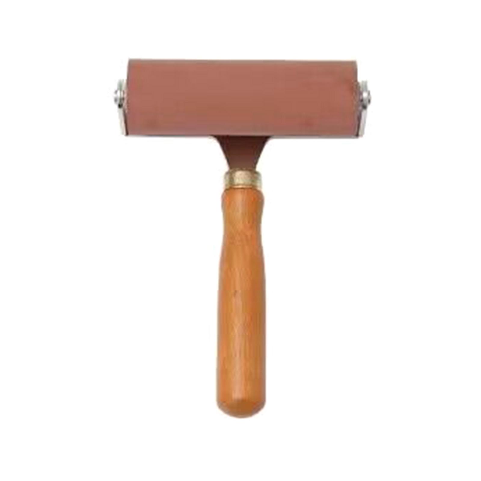 

1/3 шт. резиновые валики Brayer для поделок с деревянной ручкой резиновые валики для печати обойный валик инструмент для покраски B