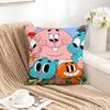 The AAMAZING WWorld of GGumball Pillow Case Square DoubleSided Sofa Cushion Cover Bedroom Bedside Pillow