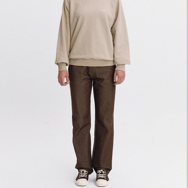 Kangol Denim Pants Brown 9009