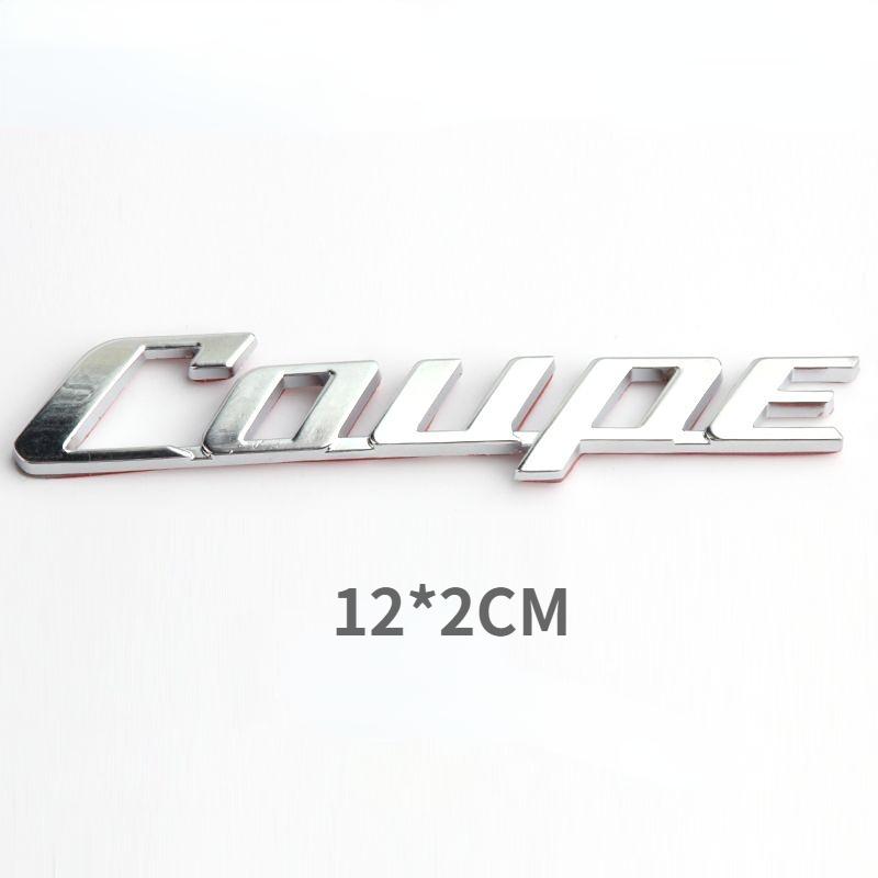 

Наклейка для украшения автомобиля, этикетка-купе, переоборудование автомобиля для H6, специальная наклейка на хвост автомобиля 12*2CM серебряный