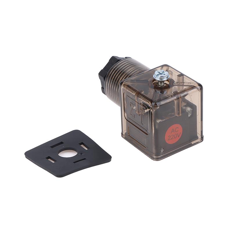 Enchufe de Bobina Solenoide Válvula Hidráulica Transparente Voltaje Accesorios Universales Válvula Solenoide DC24 Válvula Solenoide