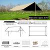 Outdoor Camping Blackout Sunshade & Rain Tarp