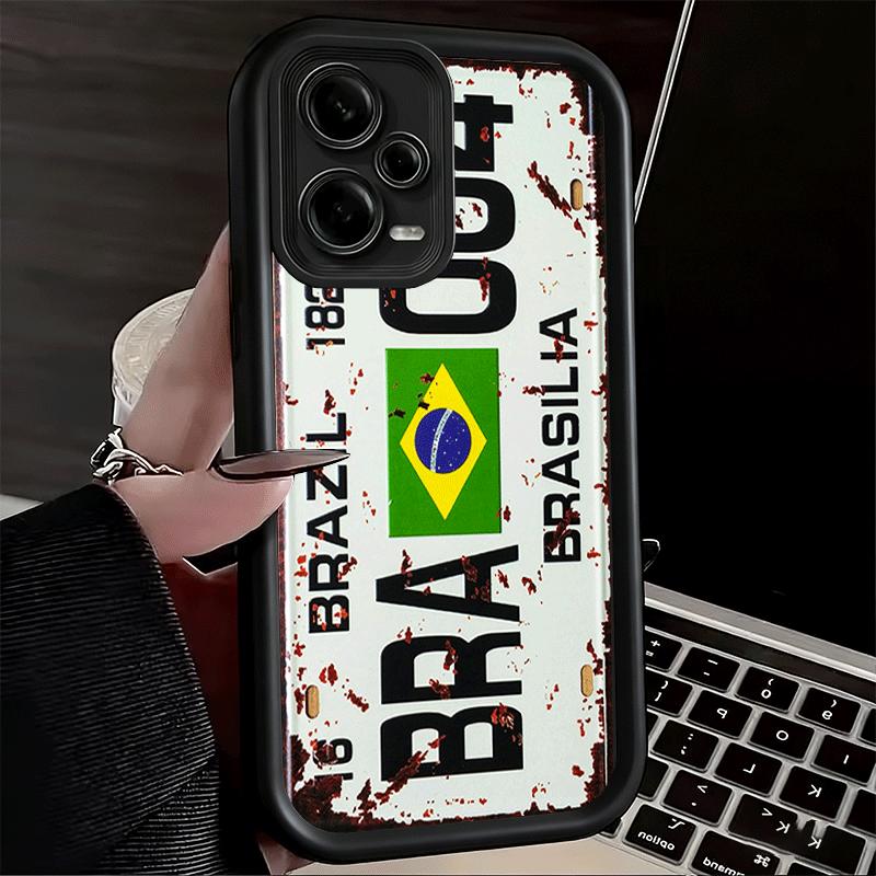 

Retro Vintage License Plate Soft Phone Case for Xiaomi Redmi Note 15 14 13 12 11 Pro Plus 10S 11S 4G 11T 5G Shell Silicone Funda Redmi Note 11S 4G