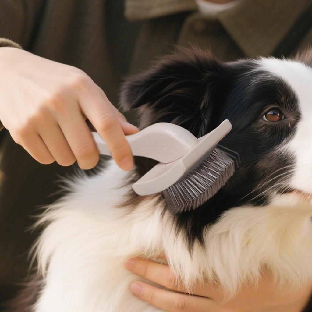 Dog Slicker Brush Pet Slicker Brush For Cats Dogs Loose Hair Removal Tool Shedding Comb With Wood Handle For Long Short Coat