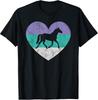 Horse Gift Shirt for Women & Girls Retro Vintage Cute T-Shirt