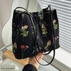 2026 Women's Large Canvas Shoulder Bag: Versatile Summer Commuting Bucket Tote