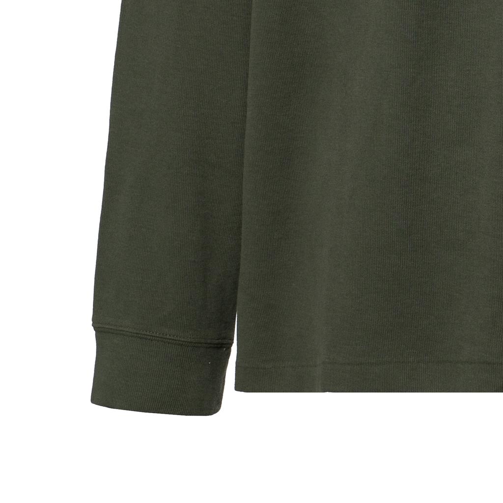 Polo Ralph Lauren Color Block Loose Fit Half Zip Long Sleeve Polo Shirt Men Tops Green MNPOKNI16822387