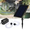 Yousheng 1 Set Fish Tank Oxygen Pump Large Air Volume Low Noise Compact Size High Power Simple Installation Increase Oxygen Plastic Solar Air Pump Kit