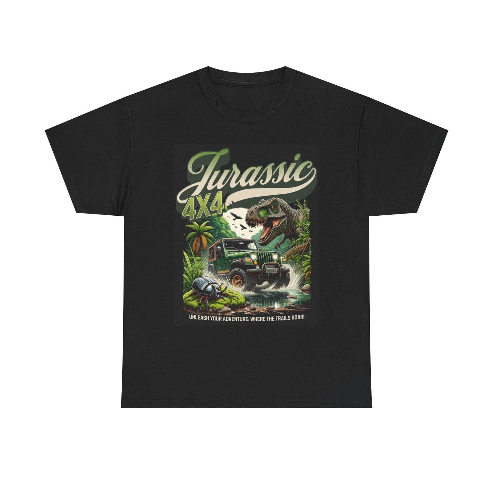 Men s and Women s T-shirts Jurassic Jeep Graphic XL