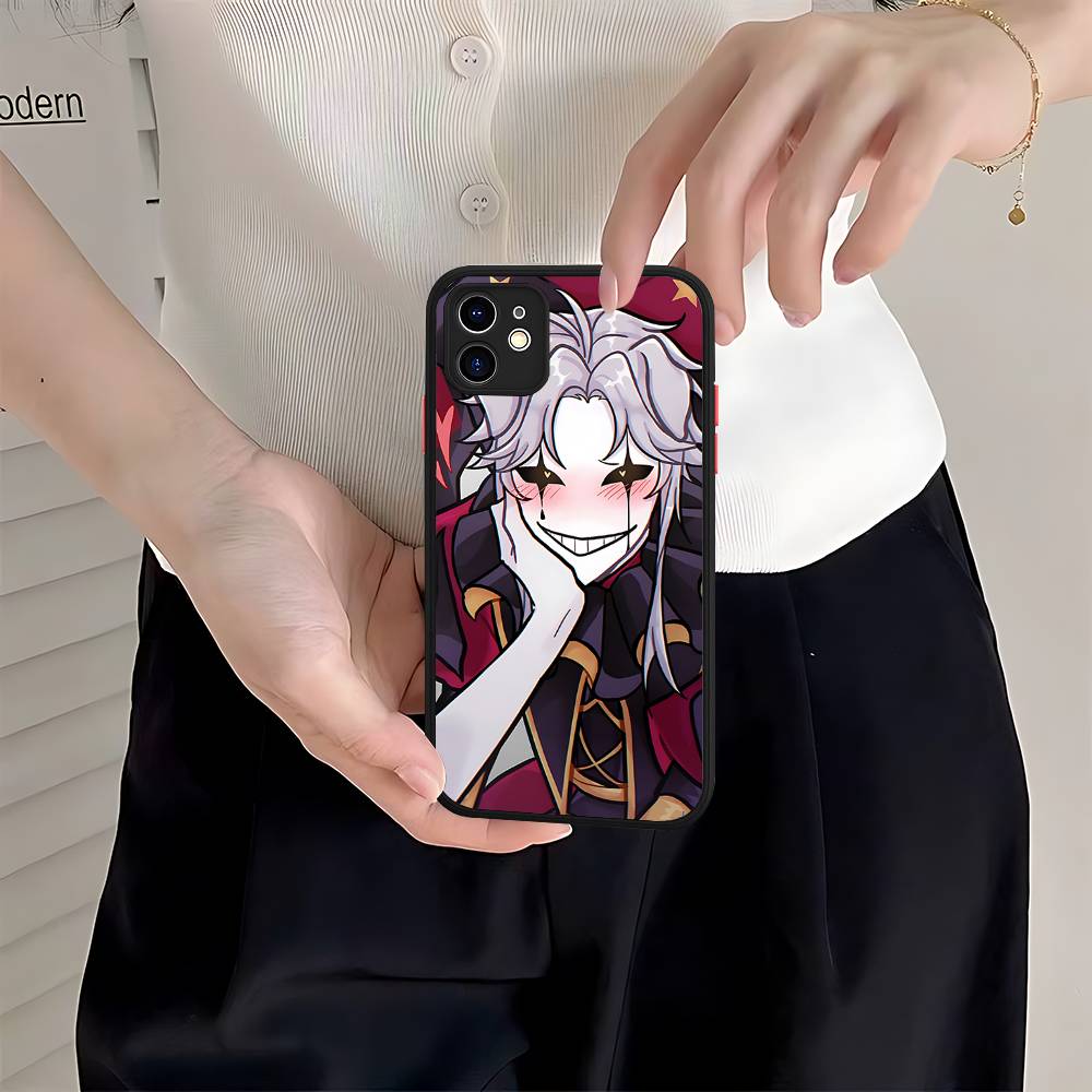 Anime Der Freak Zirkus Pierrot Matt Transparent Handyhülle Für iPhone Hülle 16 15 14 13 12 11 Pro Max X XS Max Plus