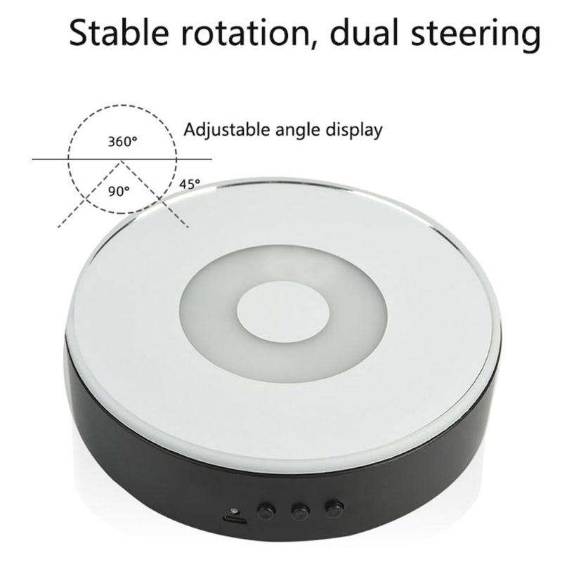 360 Degree Motorized Turntable Rotating Display Stand Electric Display Turntable for Photography Products and Shows