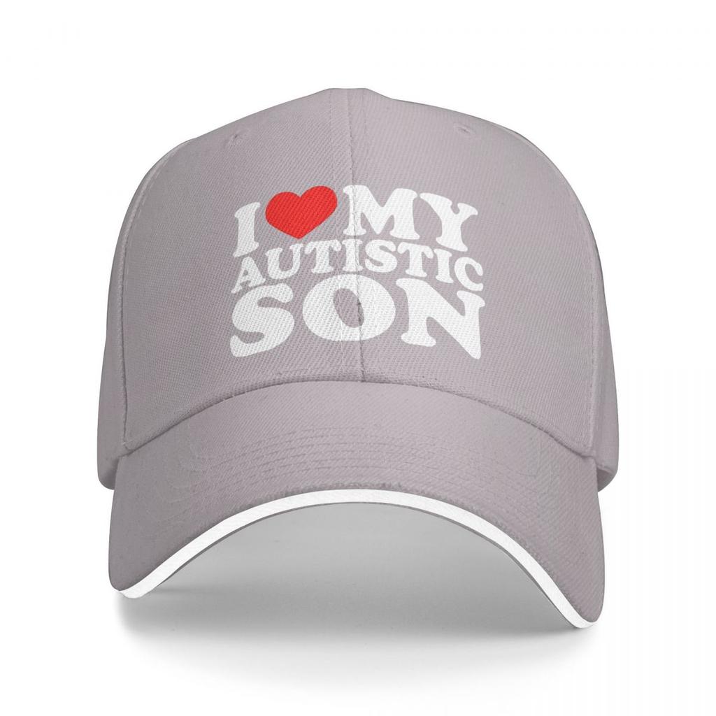 I Love My Autistic Son Baseball Cap Awareness Unisex Unisex Hip Hop Hats Sports Baseball Caps Gift