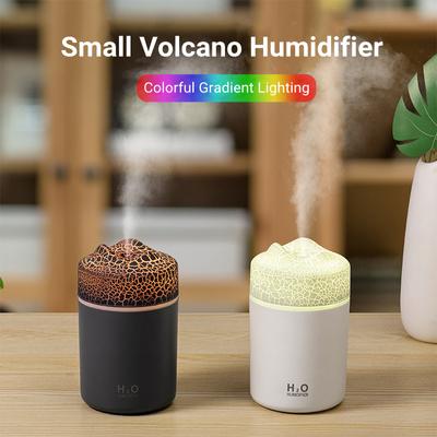 Usb Volcano Air Humidifier Aromatherapy Essential Oil Diffuser With Led Light For Home Car Mini Cool Water Mist Maker Fogger