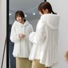 New Mink Coat Women's Velvet Whole Mink Hooded Mid Length Mink Faux Fur Coat