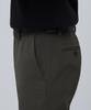MUSINSA STANDARD Heavyweight Fleece-Lined Tapered Hidden Elastic Waist Length Slacks [Van Dyke Brown]