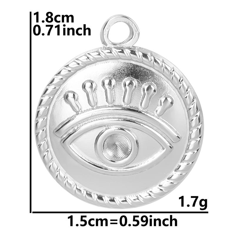 5pcs Bedeltjes Never Fade Heart Sun Moon Star Charms For Jewelry Making Bulk Phase Of The Moon Pentagram Stainless Steel Pendant