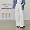 Women's Lyocell Linen Blend Relaxed Straight-Leg Pants