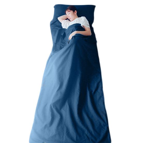 Sleeping Bag with Pillowcase Super Soft Wear Resistant Waterproof Non-Fading Lightweight Foldable Travel Sheet