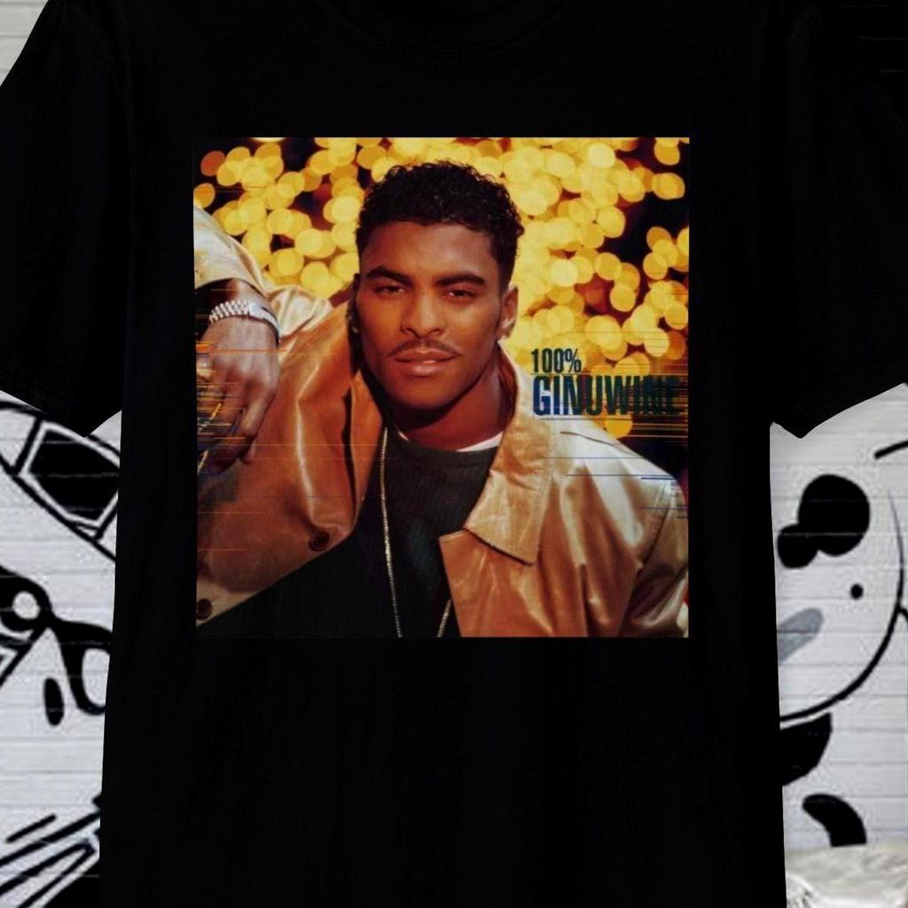 GINUWINE Shirt, Album: 100 Percent. 90s R&B, pony, jodeci, j blige, missy, usher, tour, janet, soul, singer, riri, melanin, rihana