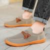Men's Casual Shoes Comfortable Breathable Knit Wide Toe Slip-On Spring Autumn Men's Outdoor Walking Shoes Large Size 38-50