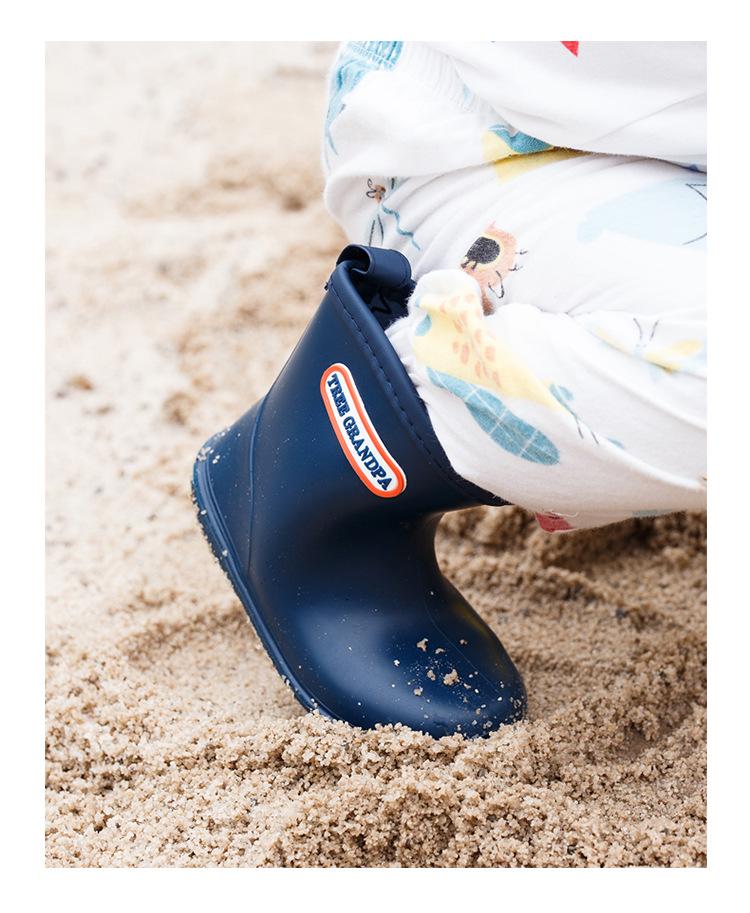 Children's Non-slip Lightweight Mid-calf Rain Boots - Soft Sole for Boys and Girls