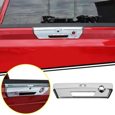 Cache de poignée de porte de hayon arrière Garniture Lunette Décoration Pour Ford F150 21+Chrome