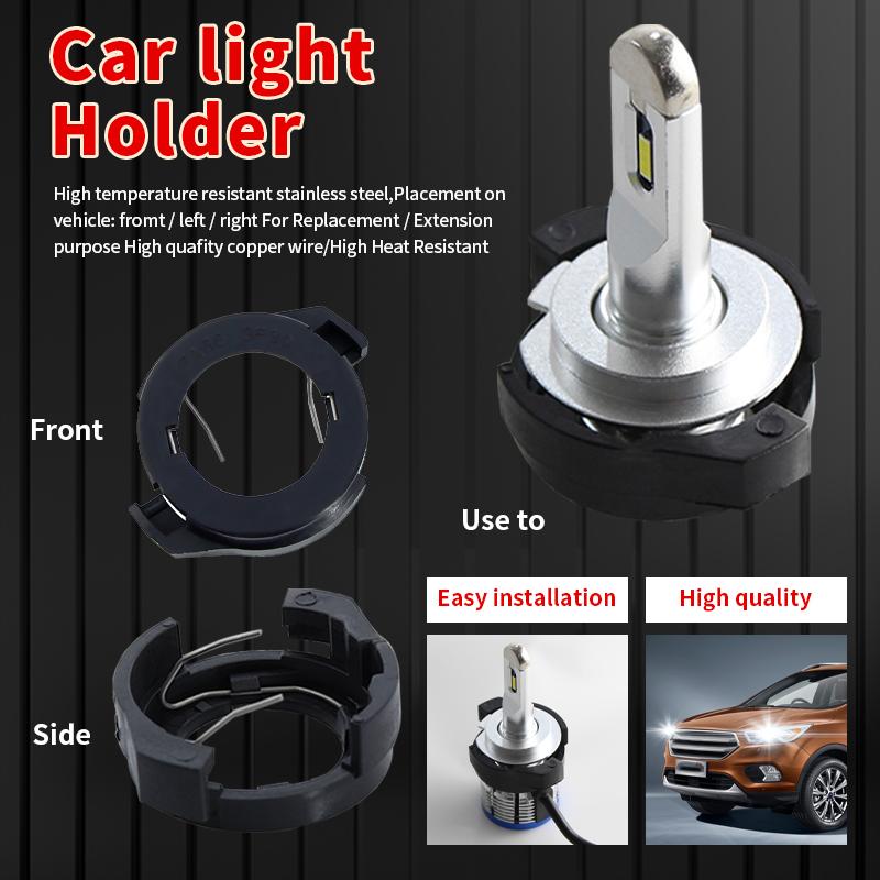10PCS For Alfa Romeo VW passat b6/MAGOTAN 2009-2010 Ford KUGA 2017 Renault Megane 4 LED H7 Headlight Base Holders Car Accessorie