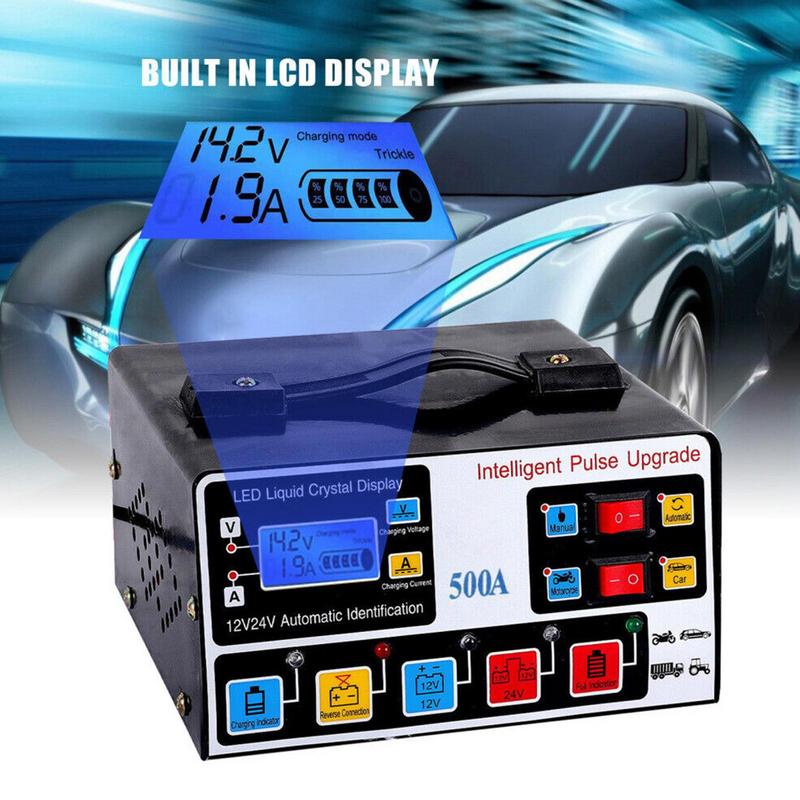 Battery Charger 12V Automotive Portable Battery Charger For Car Battery Charger Automotive Auto Battery Charger Fast Car Charger United States