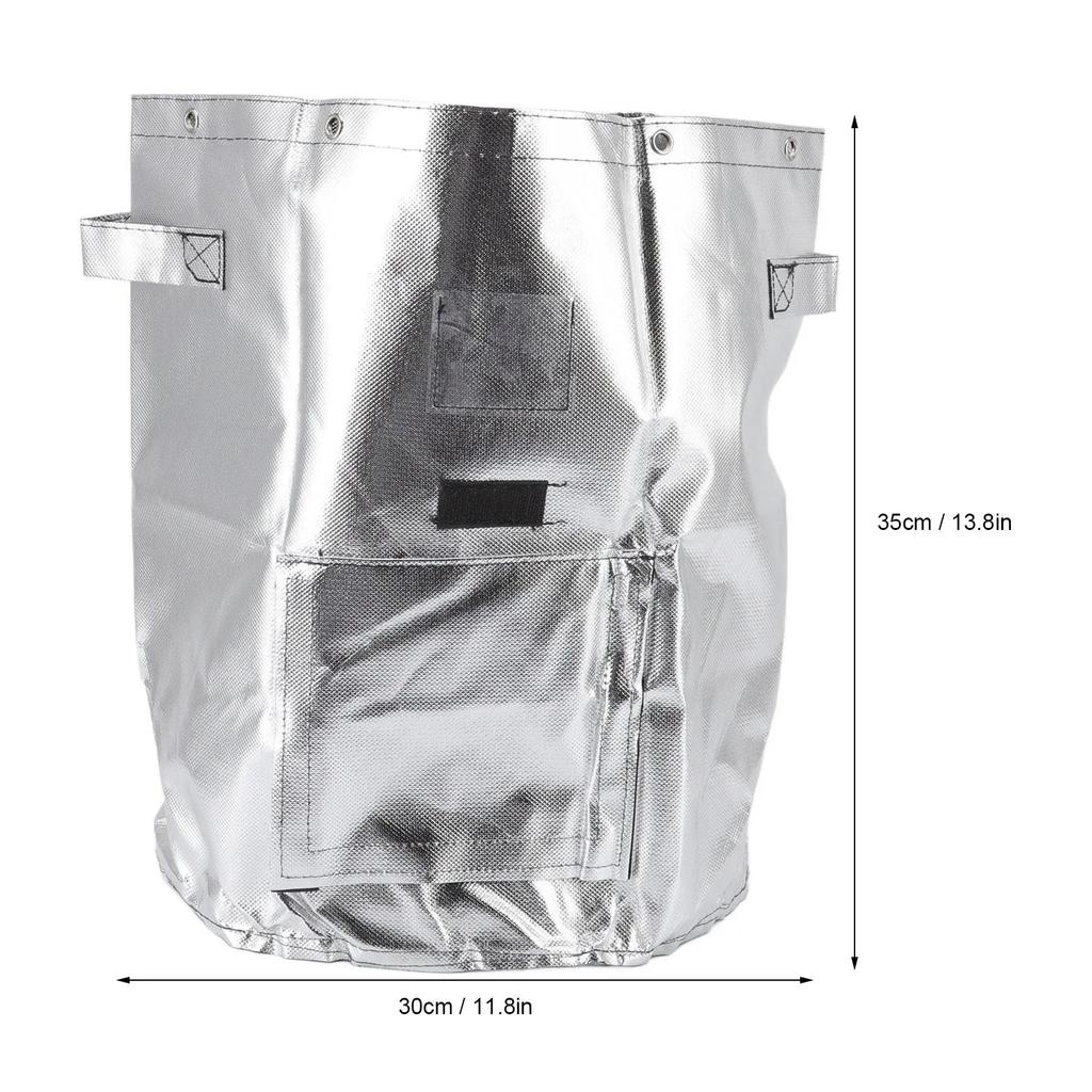 Silver Potato Grow Bag Waterproof Openable Planting Bucket For Plant Vegetable Flower