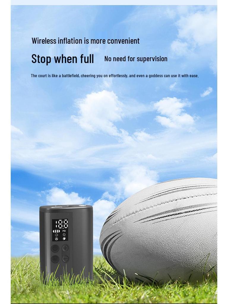 Woxin Portable Electric Pump - Multi-functional Inflator for Basketball, Football, Volleyball
