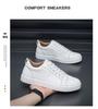 2026 Men's Korean Style White Fashion Sneakers: Trendy, Casual Sports Shoes for Students