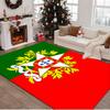 1PC Rug Portuguese Coat Of Arms Carpet, Chair Rug,Area Rug for Office Bedroom Living Rooms Bedroom, Doormat Decor Christmas Fan Gifts