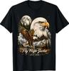 Jackie The Big Bear Bald Eagle Supports Wildlife T-Shirt1