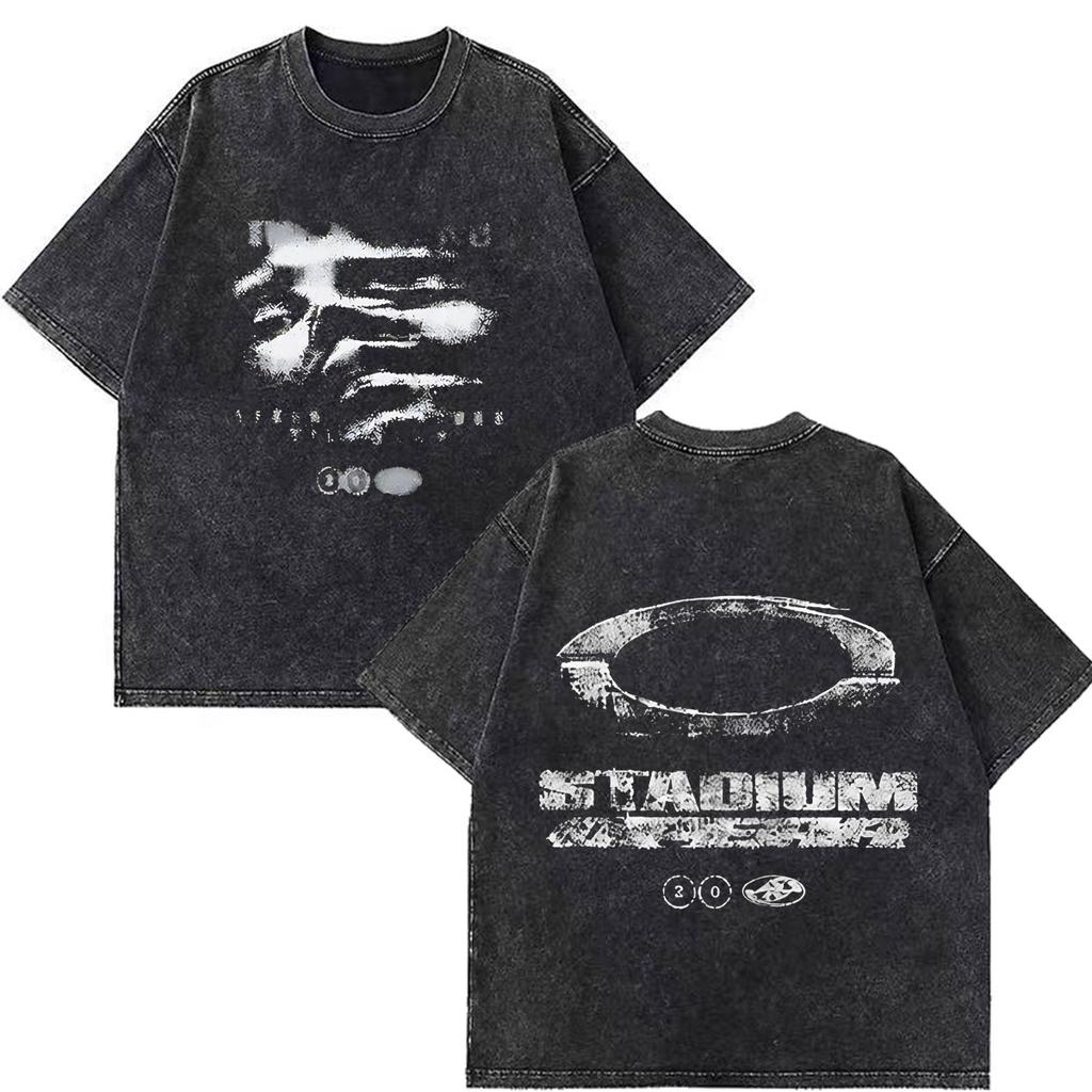 The Weeknd After Hours Til Dawn Tour 2026 Print Vintage Washed Tshirts Men Women Fashion T Shirt Casual Short Sleeve Tshirts