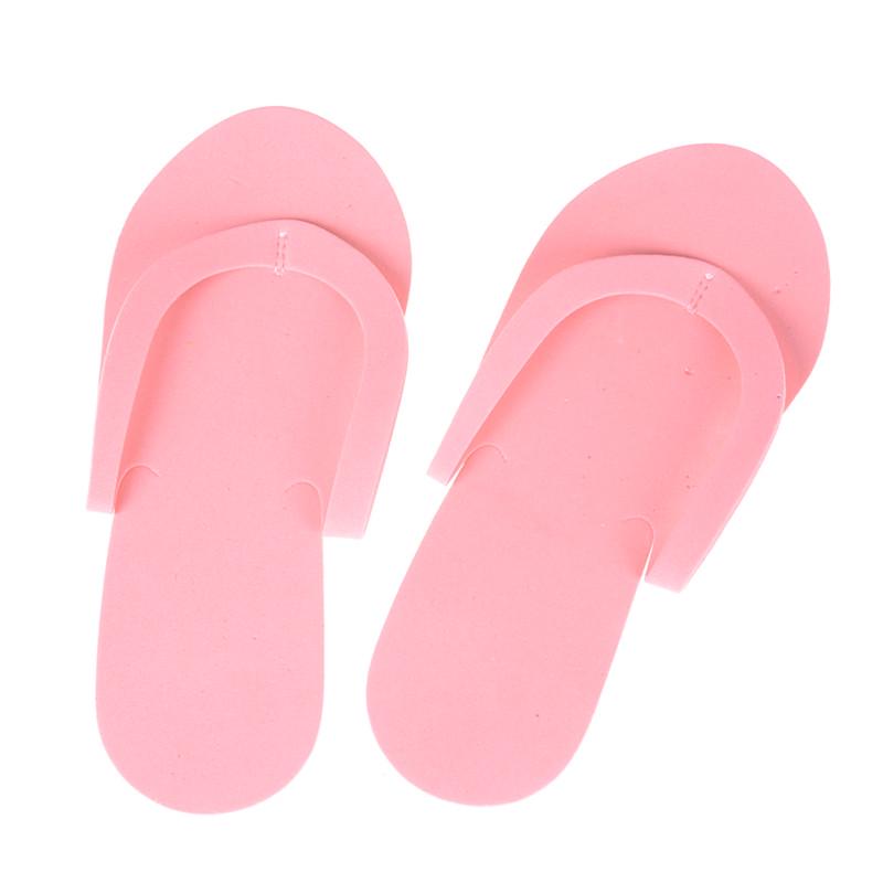 12 Pairs Disposable Flip Flops Foam Pedicure Tanning Spa Slippers Supplies