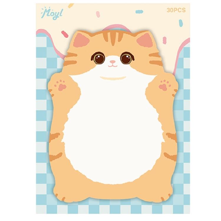 Cartoon Shape Design Stick Note Selves Stick Write Pad Reusable for School Office Journaling Multipurpose Paper Notepads