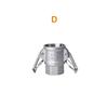 1PC DN15 1/2" 304 Stainless Steel Homebrew Camlock Fitting Adapter MPT FPT Barb Camlock Quick Disconnect For Hose Pumps Fittings