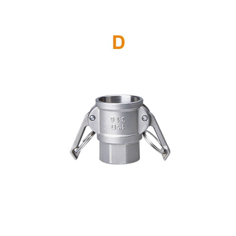 1PC DN15 1/2" 304 Stainless Steel Homebrew Camlock Fitting Adapter MPT FPT Barb Camlock Quick Disconnect For Hose Pumps Fittings