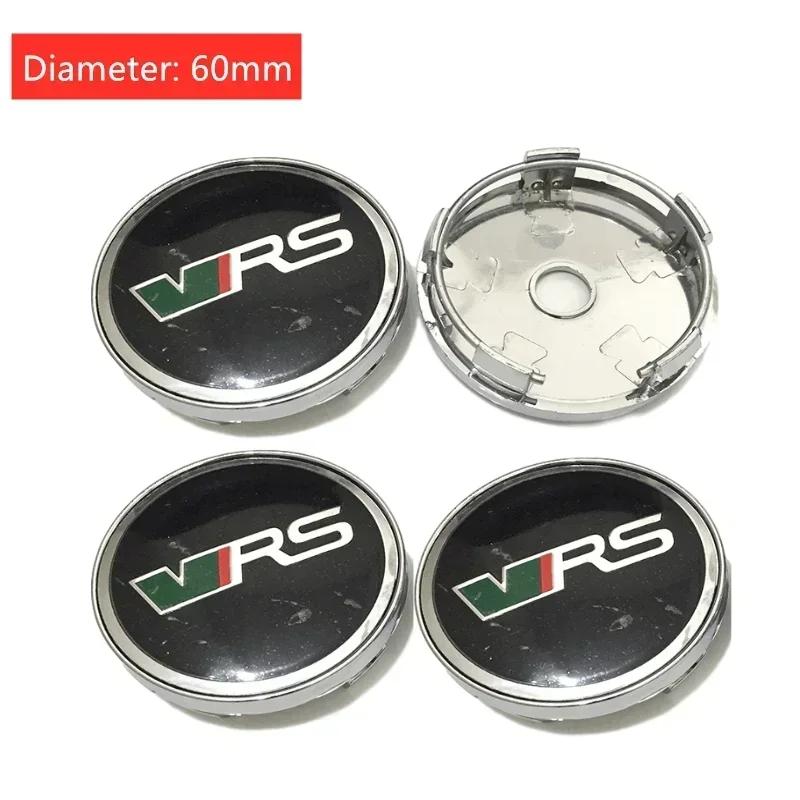 blcr1 4PCS Car Wheel Center Hub Caps Tire Decoration For Skoda Logo Rapid Kodiaq Fabia Karoq Laura Superb VRS Yeti Octavia Scala