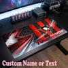 Pittsburgh Penguins Customized Name Text Mouse Pad, Large Desk Mouse Mat Personalized Home Office Present