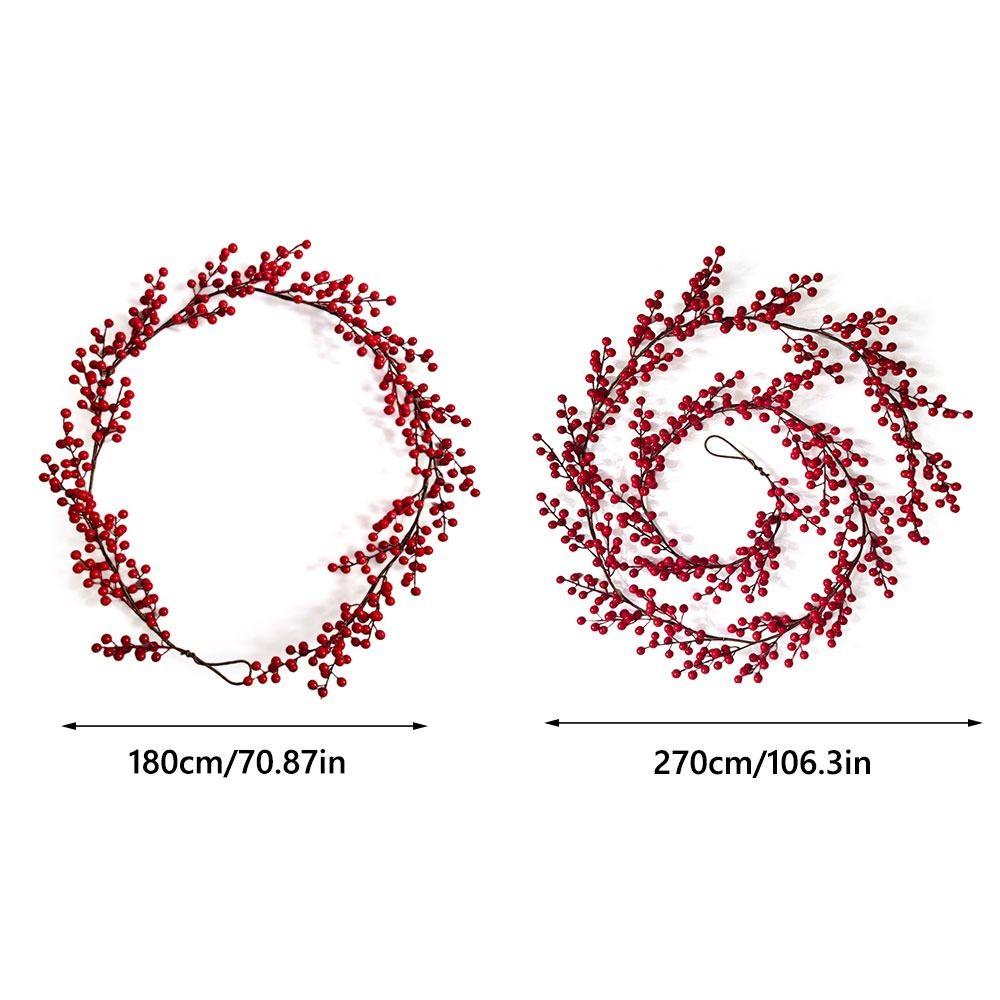 DIY Accessories Christmas Garland Home Decoration Artificial Plants Hanging Wreath Festival