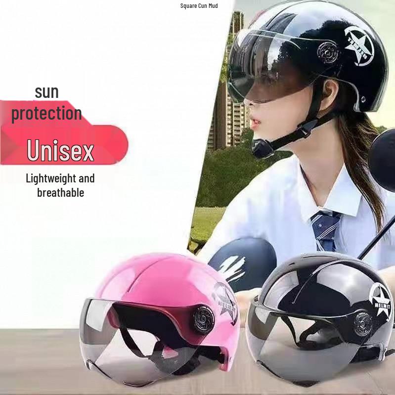 Unisex Summer Sun Protection Bicycle Helmet, Adjustable for All Seasons