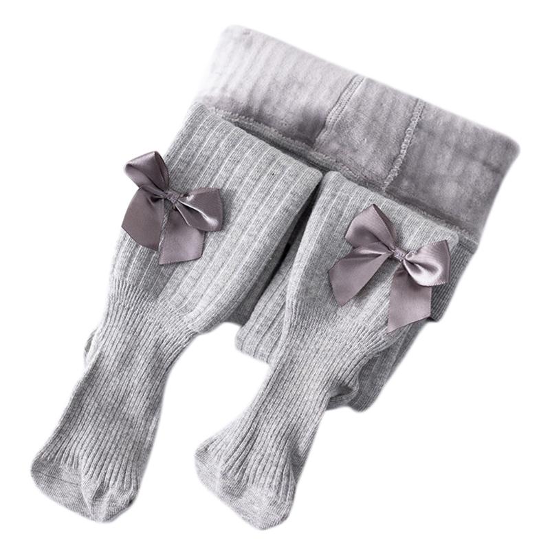 Girls Stretchy Tights Pantyhose Winter Leggings Kids Leg Warmer Child Autumn Leggings Thick Velvet Fleece Lined Leggings
