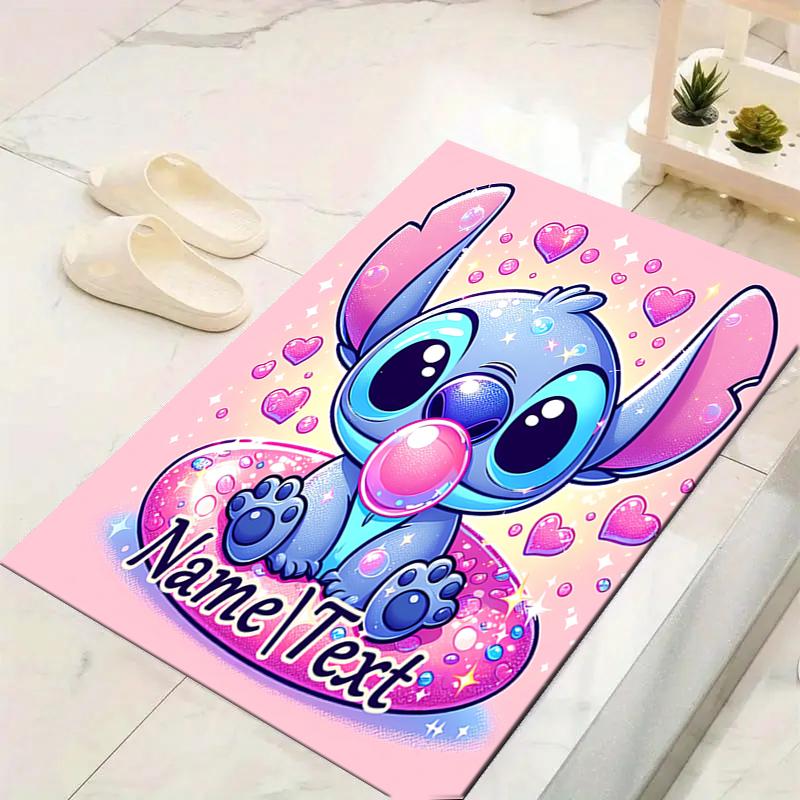 Custom 1Pc Lilo Stitch Adventure Rug Office Carpet Indoor Outdoor Entrance Doormat Nonslip Soft And Comfortable Living Room D916300