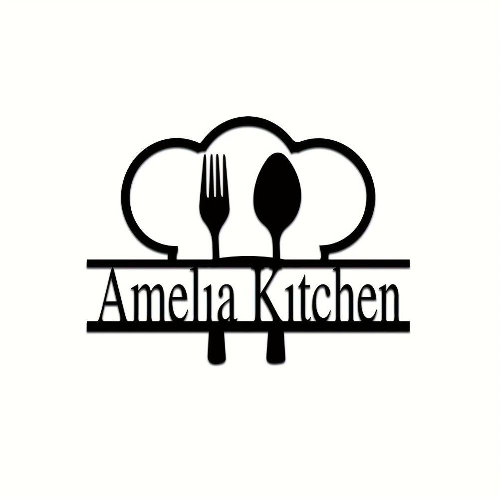 Chef Hat Metal Wall Art Kitchen Decor for Cooks Restaurant Sign
