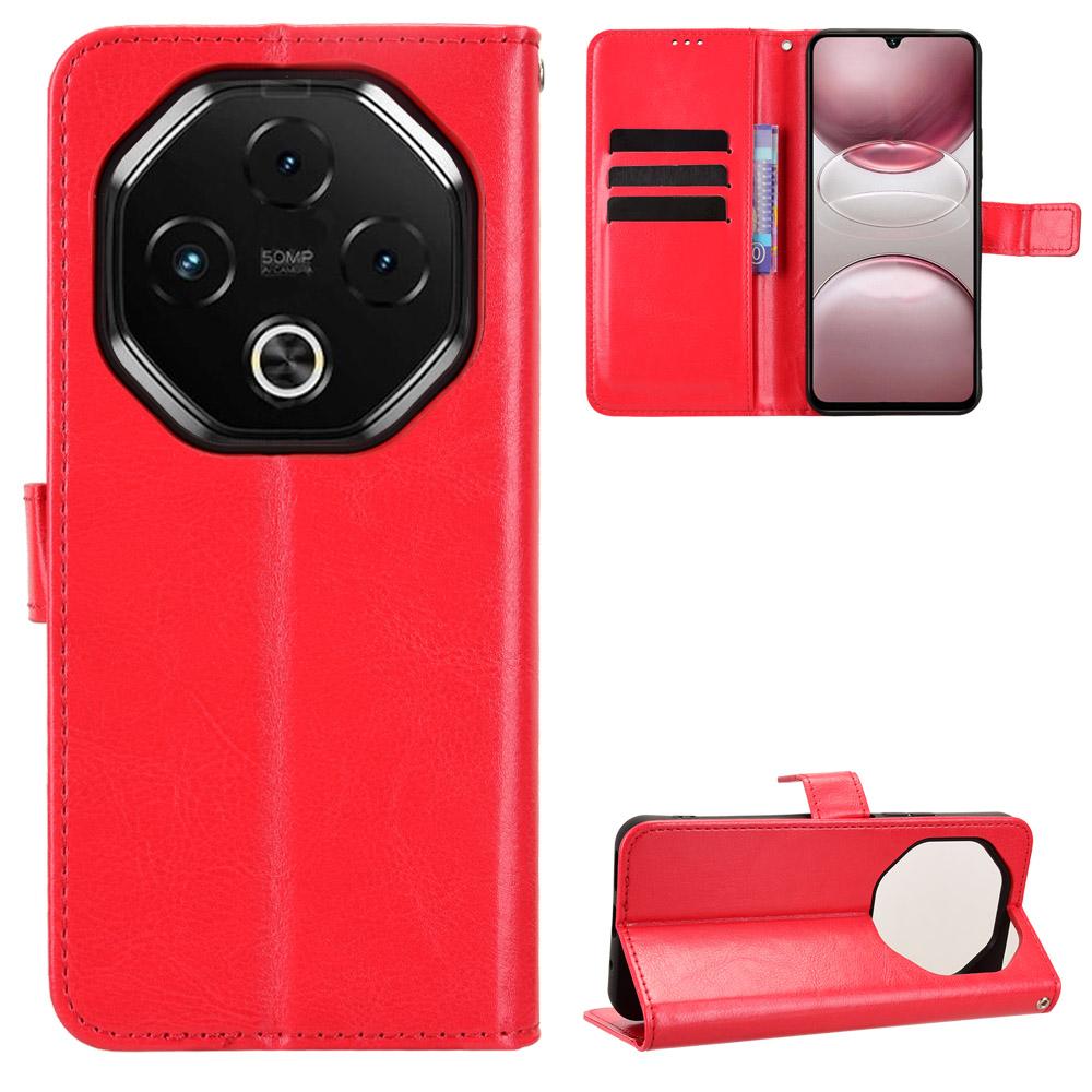 

For Umidigi G100 5G/Umidigi G100 Pro 4G PU Leather Case with Strap Crazy Horse Texture Phone Wallet Cover