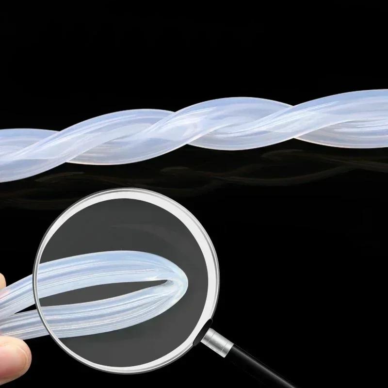 1m Flexible Silicone Tube Transparent ID 0.5 1 2 4 5 6 7 8 9 10 11 12 14 16 18 20 30 50mm Soft Silicone Rubber Hose Food Grade