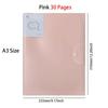 1Pcs Office Supplies A3 Paper File Folder 20/30/40 Pages Art Work Collection Organizer